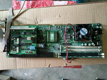 Original Advantech PCA-6155V REV A1 with CPU memory fan PCA-6155 Advantech Industrial board