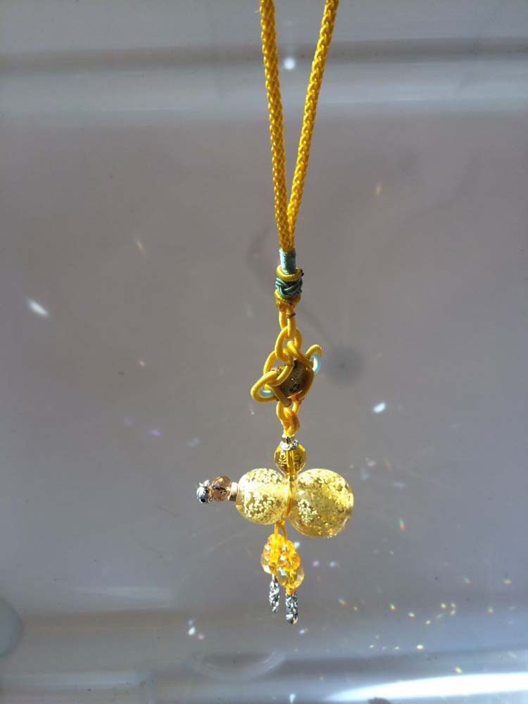 Hui Law master Jin Guangming Sand exquisite glass bottle pendant Car pendant