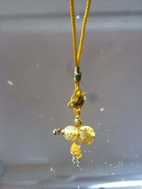 Hui law teacher Jin Guangmingsha exquisite glass bottle pendant car hanging