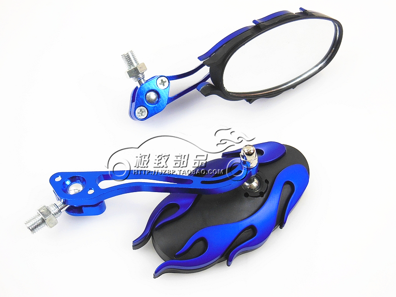 Phụ kiện xe máy gương chiếu hậu WISP tái trang bị gương xe điện phương tiện đi lại phía sau gương ngọn lửa gương kính xoay crg
