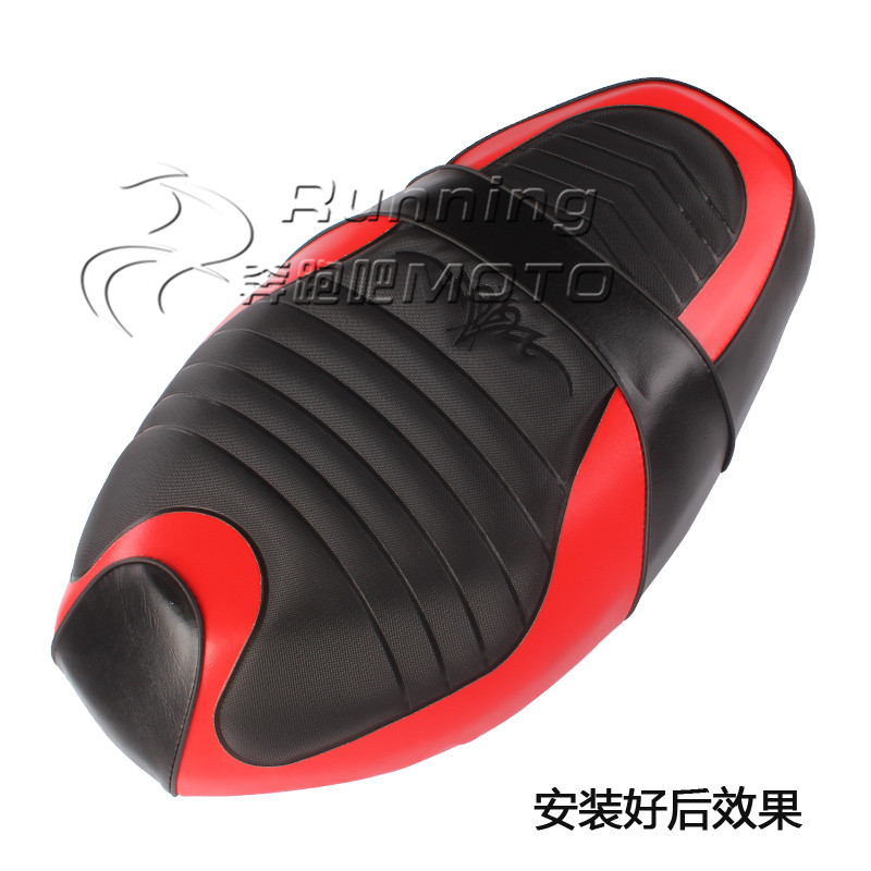 Xe điện Yamaha sửa đổi xe máy đệm tin tức Eagle nhanh Eagle Fuxi Qiaoge bọc sâu bướm da yên xe máy