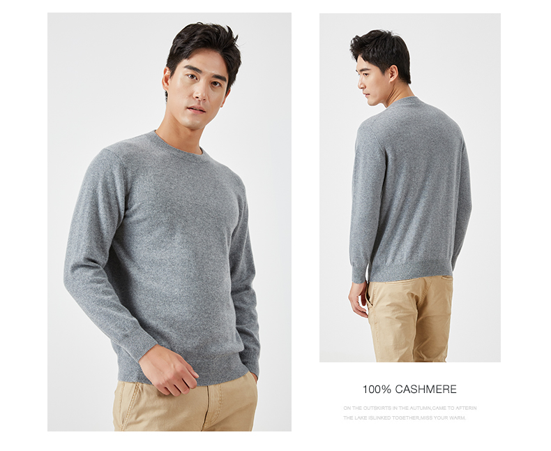 Mùa xuân tre mùa thu và mùa đông cashmere nguyên chất bomber nam