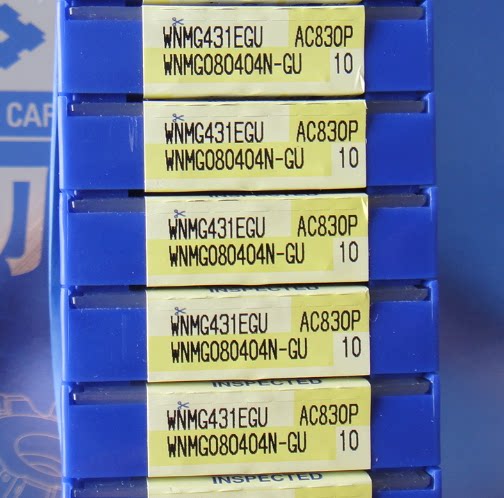 Original IMPORTED NUMERICAL CONTROL BLADE WNMG080404N-GU AC830P