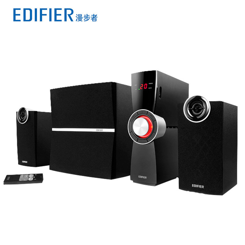 Send Bluetooth EDIFIER stroller C2X Wooden 2 1 PC speaker amplifier lower sound for household