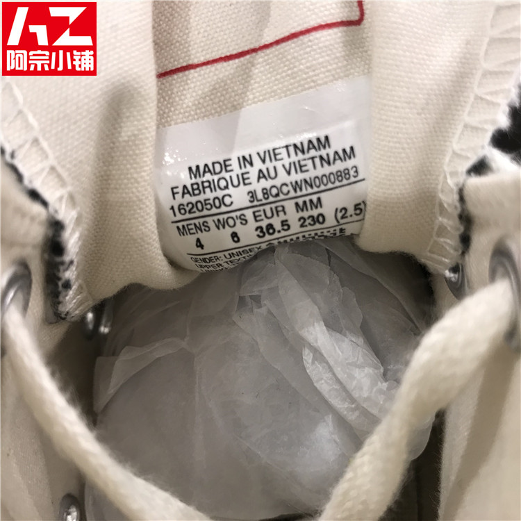 Converse 1970s Samsung tiêu chuẩn màu đen cao giúp nam và nữ giày vải retro 162050C 162058C giày sneaker nam đẹp