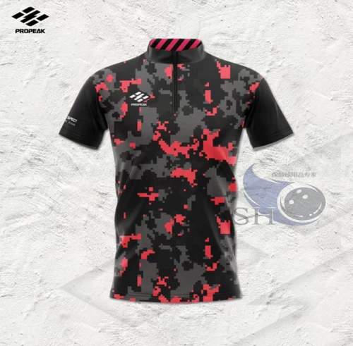 Модель покупок Южной Кореи 2022 Корейская независимая бренда Propeak Propeak Board T -Shirts Sports одежда черная и красная
