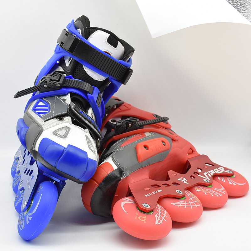 Mandarin Shoes Hv Wheel Skating Shoes Adults Battle Wolf Flat Flower Shoes Men And Women Adult Professional Fancy Skates Brake Shoes