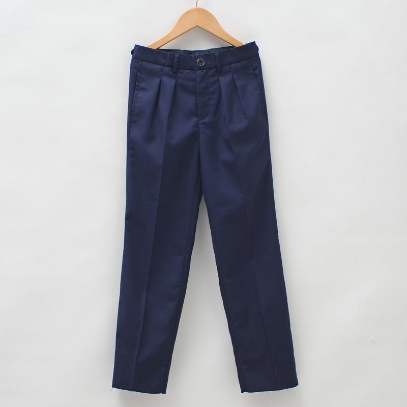 Boys dark blue school uniform pants children gray elastic waist black autumn suit pants British trousers