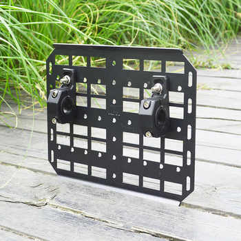 Motorcycle side panel saddlebag bracket side bag rack