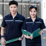 Мужской летний антистатический износостойкий тонкий комбинезон, короткий рукав, делается под заказ