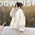 Mùa đông mới 2018 của phụ nữ phiên bản Hàn Quốc của retro lỏng dày giả lông cừu lông thú một chiếc áo khoác bông áo gile lông vũ uniqlo nữ Bông