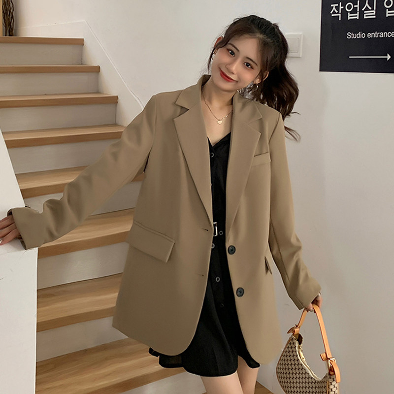High level Sensation Fried Street Suit Jacket Spring 2022 New Small Subtemperament Casual Little West Suit Blouse Wave