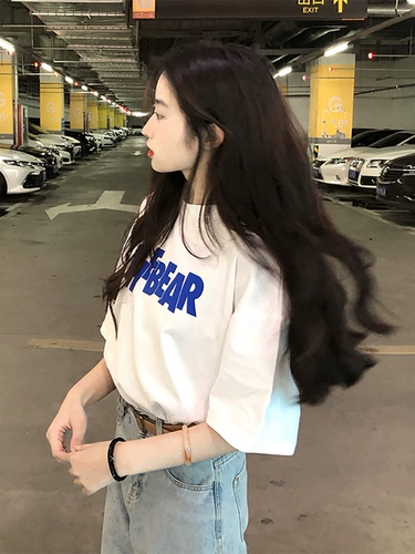 Хлопковая летняя дизайнерская футболка, белая рубашка, короткий рукав, с рукавом