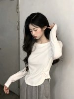 Белый лонгслив