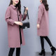 Woolen coat women's mid-length Korean version 2023 autumn and winter new ladies popular slim fit and thin plus size woolen coat