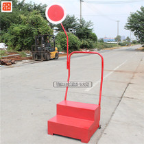 New red classic thickened wheeled movable starting platform smoke screen Track and field starting platform smoke screen