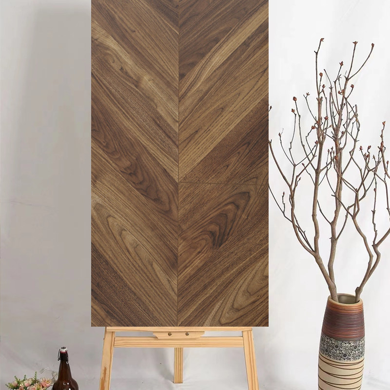 Fishbone spelling herringbone pattern reinforced composite wood floor household Nordic parquet light luxury clothing store wear-resistant floor