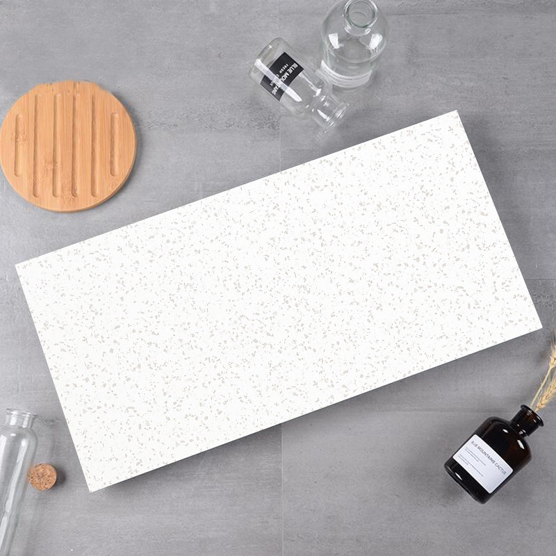 Hydrogrinding Stone Imitation Marble Grain Grey White Retro Wind Square Clothing Shop Fortified Compound Wood Flooring Manufacturer Direct