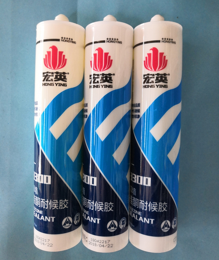 Hongying Glass Adhesive Curtain Wall Adhesive Hongying 3300 Silicone Weather Resistant Adhesive Neutral Curing One-component 300ML - Taobao