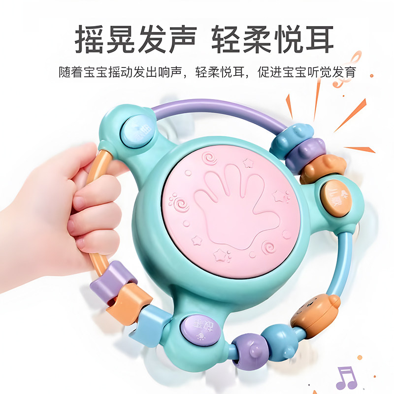 宝宝6个月-1岁早教益智玩具推荐，如何选好拍拍鼓?
