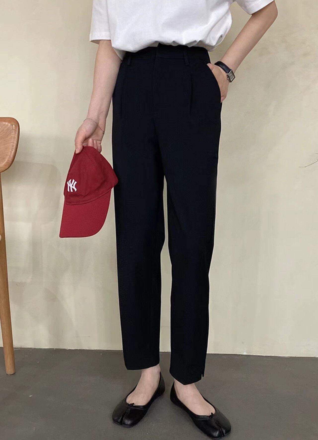 Nlove True Love 22T12 High Waist Display Slim Fit Pants Woman 2022 100 hitch SMOKE PIPE PANTS CASUAL 90% PANTS WOMAN