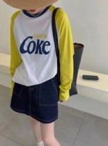 Long sleeve letter Coloured thin Comfortable Sunscreen T-shirt Woman 2022 Summer new loose foreign air blouses