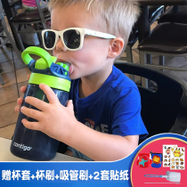 Contigo Condick Suction Cup Childrens Water Cup Baby Drinking Cup Special for Boys Summer Boys Duck Billed Cup