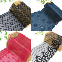 Lace lace lace lace lace black lace water soluble hollowed-out lace DIY lace cotton thread lace accessories thickened