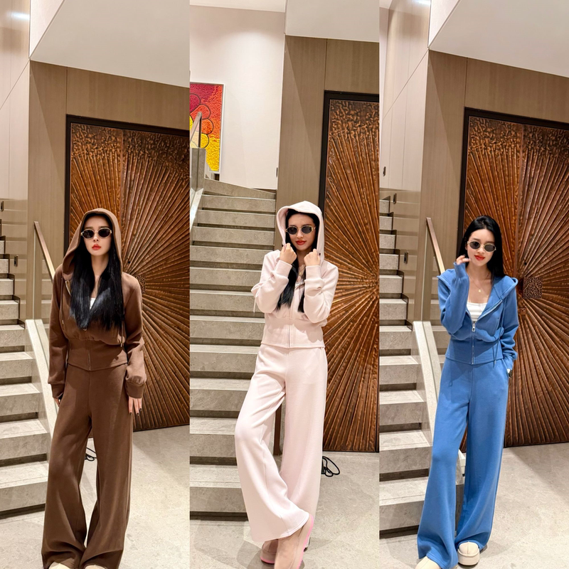 Dl Lelejia【Late Autumn Paris】New Autumn and Winter Fashion Slimming Versatile Elegant Korean Style Age-Reducing Casual Suit Dl Lelejia【Late Autumn Paris】New Autumn and Winter Fashion Slimming Versatile Elegant Korean Style Age-Reducing Casual Suit
