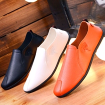 Board shoes business shoes work casual shoes students Korean version of small feet pants womens summer mens shoes a pedal deodorant