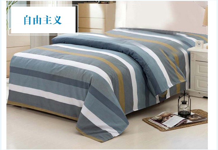 Đôi bông chăn đơn mảnh 200x230 220x240 đơn giản trong khí quyển nhà tươi nhỏ đặt bộ Độc thân - Quilt Covers chăn hè everon