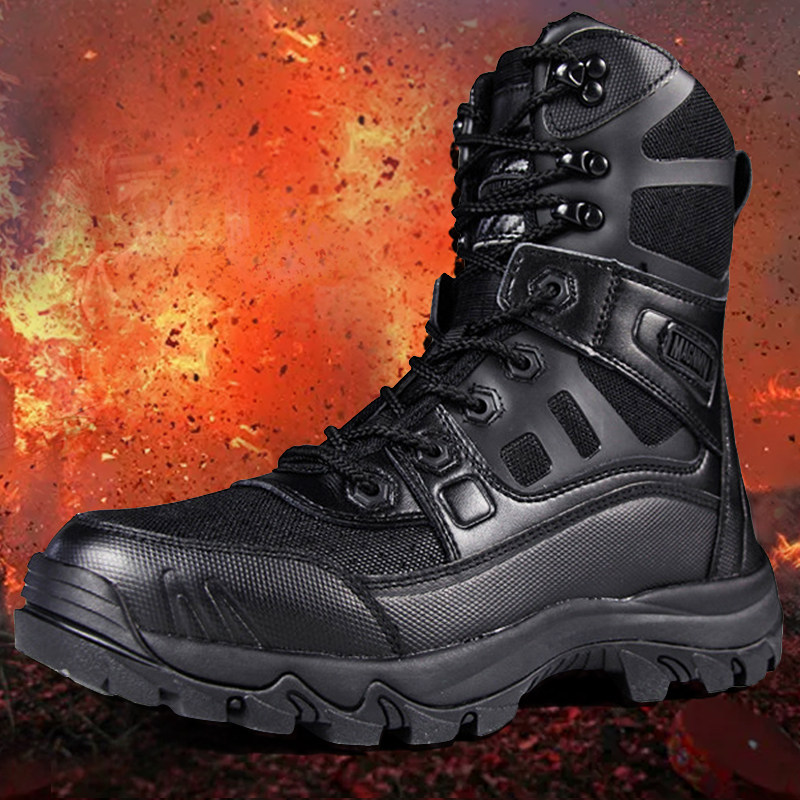 Magnana Tactical Boots Man Summer Super Light Breathable Shock Absorbing Anti-Wear flying Shoe Mach 3 Light Speed Desert Boots