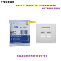 Original DTT Datang Telecom single port dual port four port panel network voice information panel socket