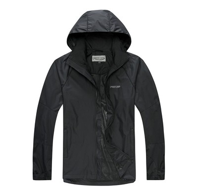 Outdoor jacket men's single-layer thin summer riding jacket autumn waterproof windbreaker rainproof breathable plus size