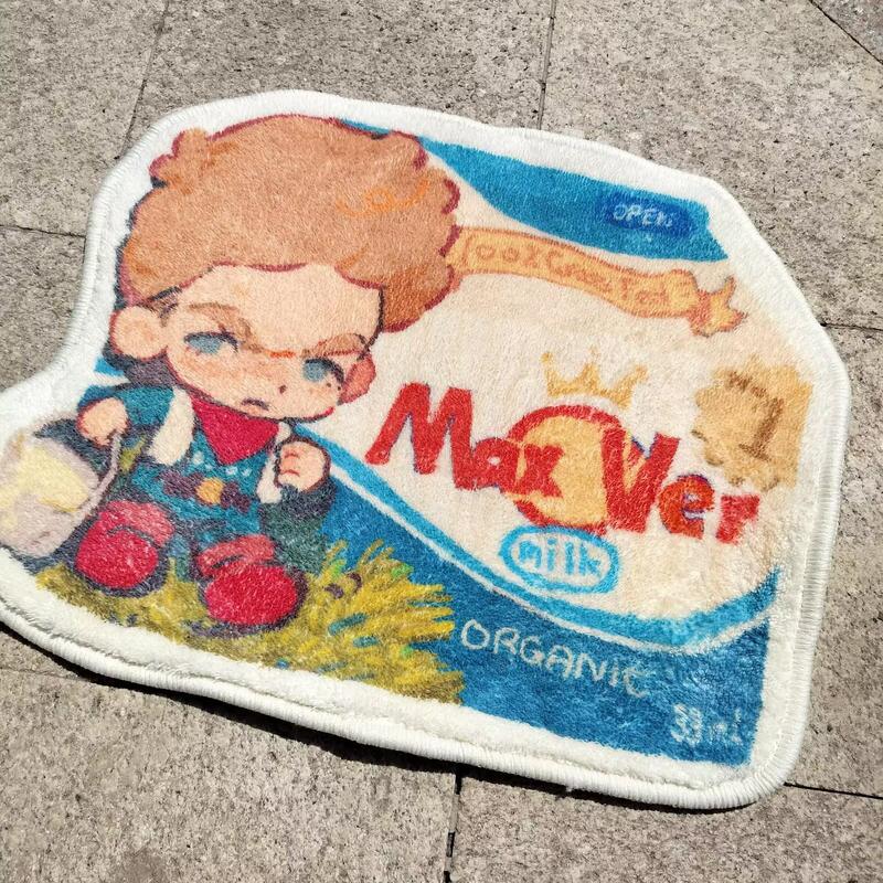 F1 Fan Merchandise Carpet Hand Towel Verstappen Leclerc Sainz Piatti