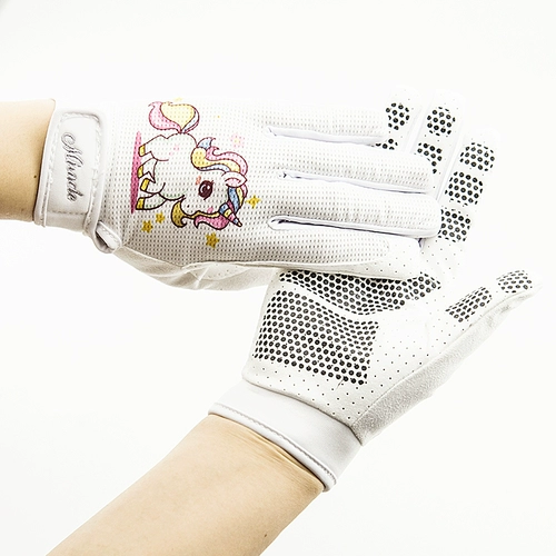 Детские тонкие летние дышащие нескользящие перчатки для тренировок