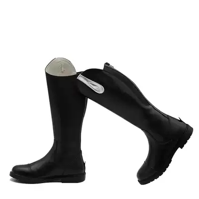Autumn and winter equestrian equipment supplies horse riding training boots professional riding boots long version children's riding boots real cowhide boots