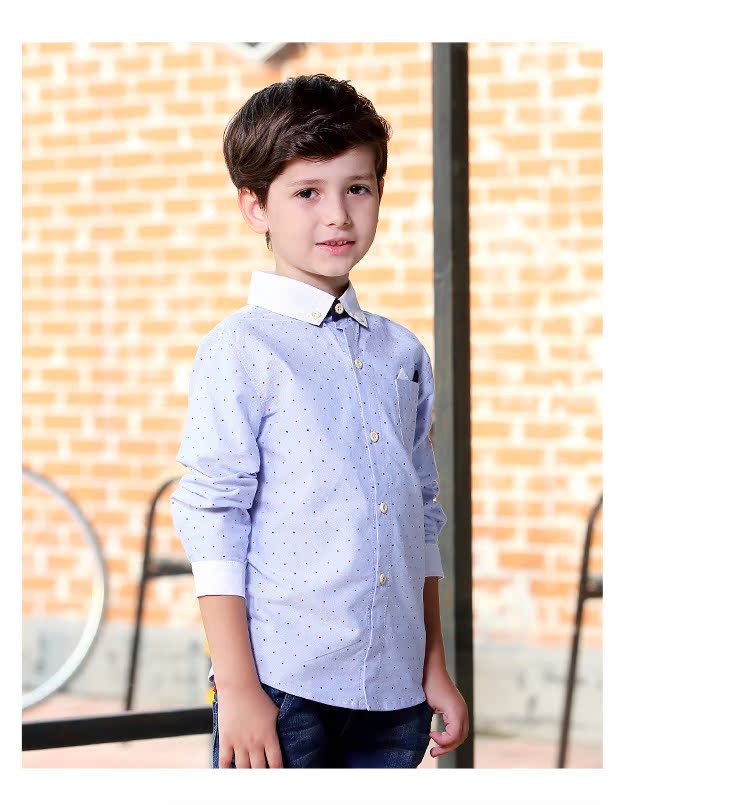 Chemise garcon à manche longue - Ref 2082454 Image 34