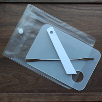 Large lacquer cashew lacquered lacquer painting lacquer art tone Lacquer Scraping Ash Pan Plate Acrylic Fixed Disc Suit Gold and Repairing Tools