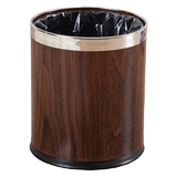 Креативное металлическое мусорное ведро из нержавеющей стали для домашнего использования для гостиной, увеличенная толщина