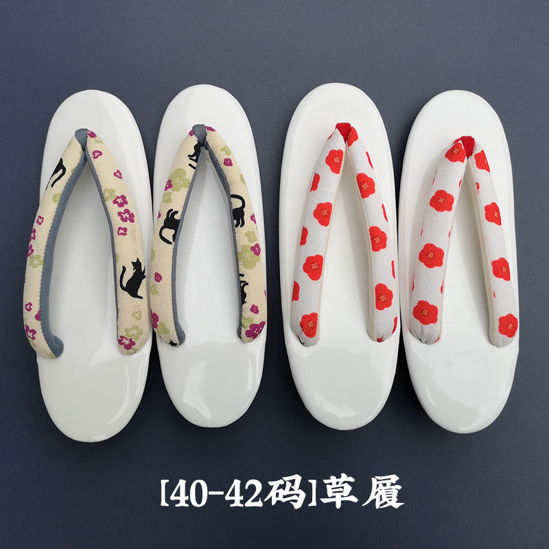 Chinese-Style Clogs, Japanese-Style Slippers, Wooden Clogs, High-Heeled Flip-Flops, Chinese-Style Thick-Soled Wooden Clogs