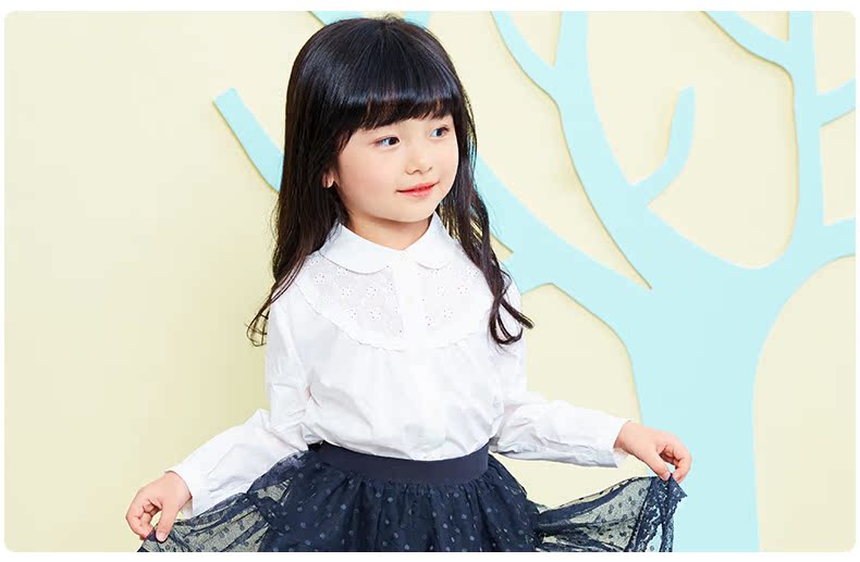 Chemise fille EPTISON à manche longue - Ref 2088803 Image 8