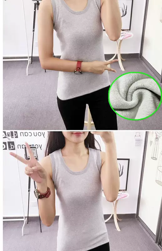 Áo ấm mùa đông 2018 cho phụ nữ cộng với áo nhung dày cho nữ body áo ấm đồ lót body ấm quần áo size lớn