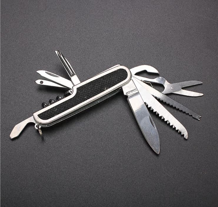 Cần bán gấp 11 dao đa năng mở Thép không gỉ 11 dao cắt đa năng mở 90m tay cầm cao su - Công cụ Knift / công cụ đa mục đích kìm cắt đa năng
