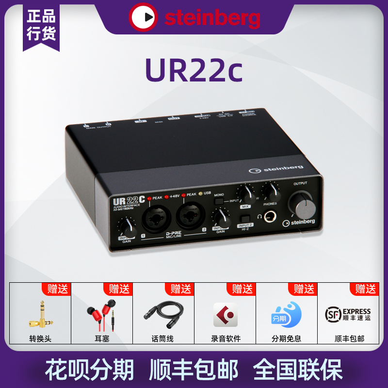 Steinberg YAMAHA Mountain Leaf UR22CUSB Audio Interface choreographic soundtrack recording sound card