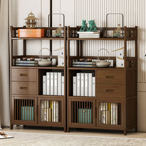 Shelve Multi-functional tea cabinet Tea table Tea Water multilayer storage rack Chinese Xuanguan Bogu shelf Multi-treasure cabinet Bookshelf