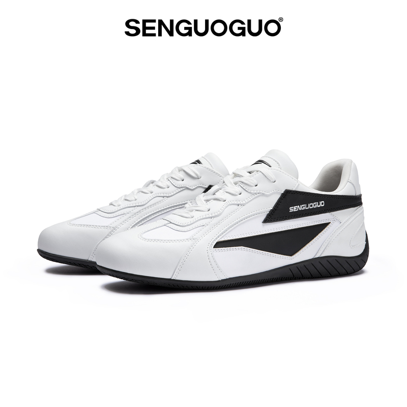 Sen Guo Guo Racing Shoes/De Xun Shoes for Women 2026 Summer New Retro Casual Sports Versatile White Shoes for Men Sen Guo Guo Racing Shoes/De Xun Shoes for Women 2026 Summer New Retro Casual Sports Versatile White Shoes for Men