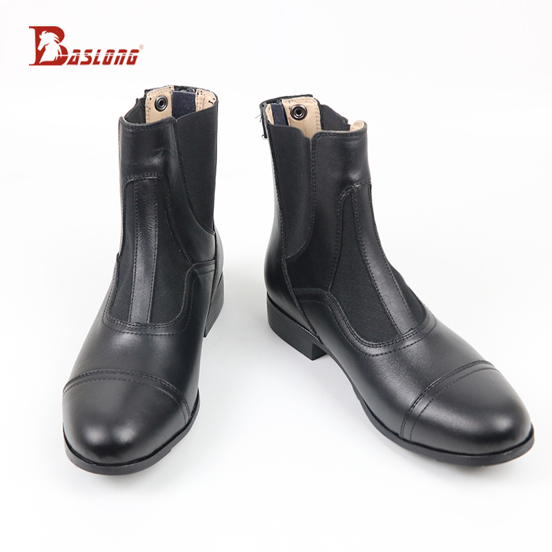Eight-scale dragon equestrian horse boots male and female riding boots wear resistant cow leather equestrian boots short barrel race performance knight horse boots-Taobao