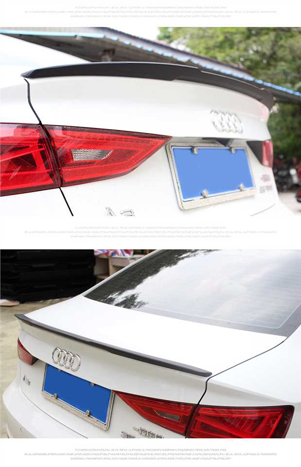 14-18 Chiếc đuôi xe Audi A3 đuôi đuôi A3 cánh gió sửa đổi cánh gió đuôi A3 sửa đổi RS3 Bỉ cánh gió oto