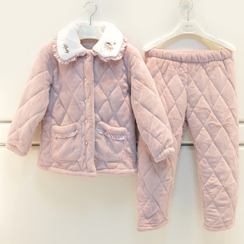 Warm quilted home clothes mommy impression simple autumn and winter